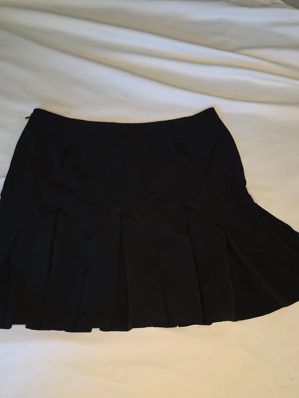 Karl Lagerfeld Black Paneled Mini Skirt